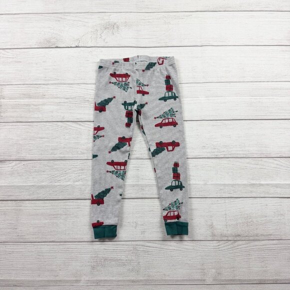 Carter’s Holiday Christmas Truck and Tree Print Ribbed Pajamas - Picture 4 of 5